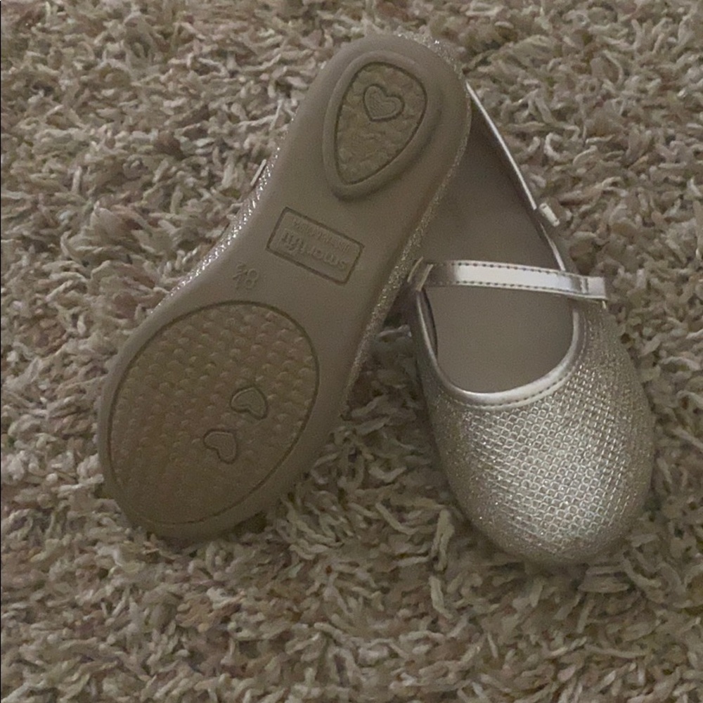 Gold dress flats for girls size 8 1/2